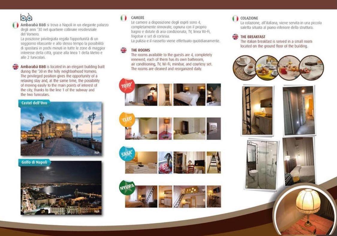 Ambaraba B&B Neapol Zewnętrze zdjęcie